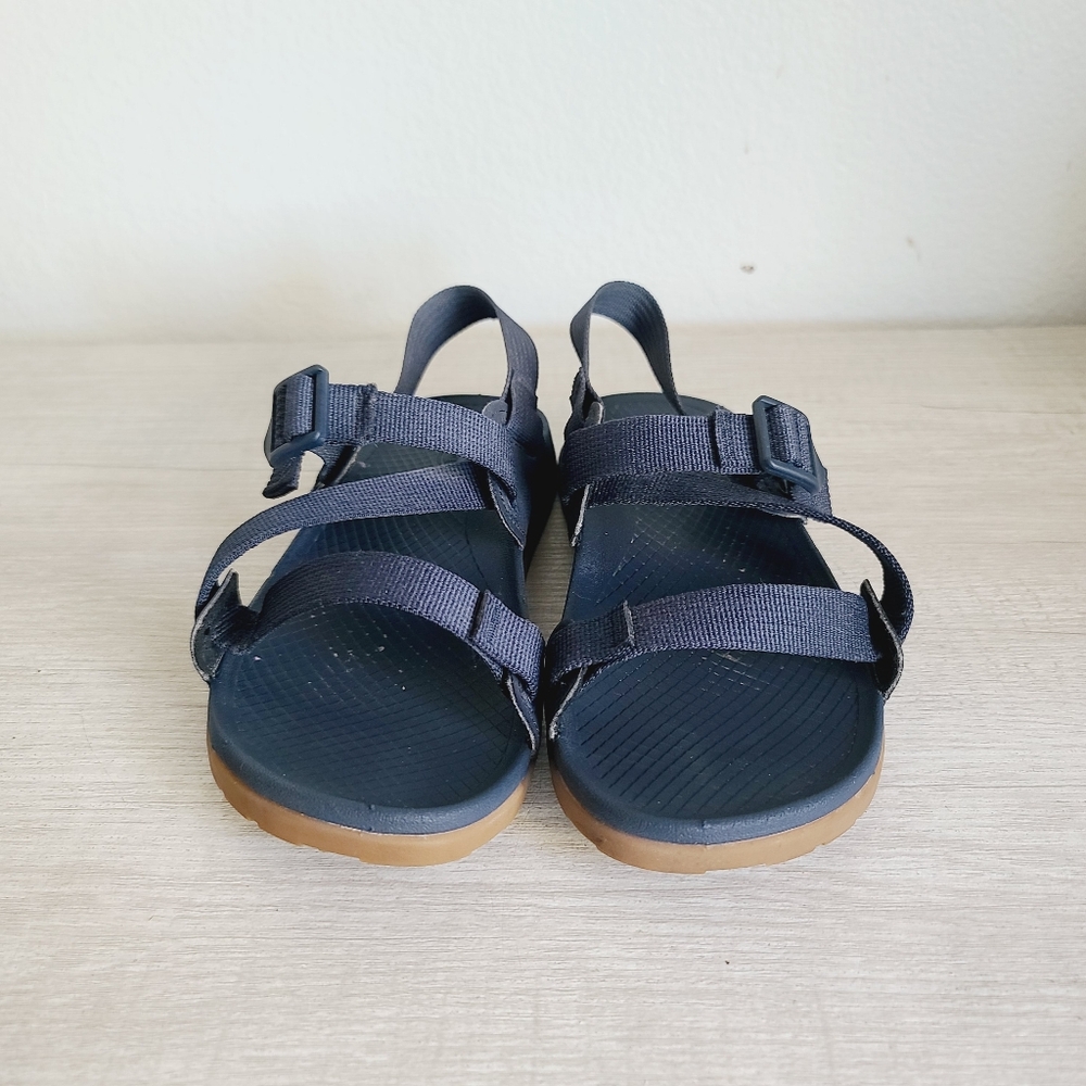 Chaco Womans Lowdown Dark Blue Sandals Size 6 - Picture 2 of 7